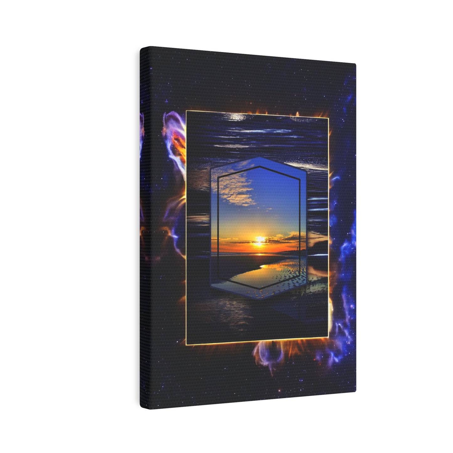OKI Sunset Nebula Canvas Photo Tile