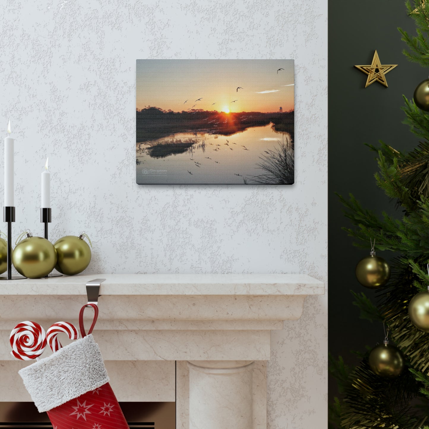 Morning Traffic Canvas Gallery Wraps