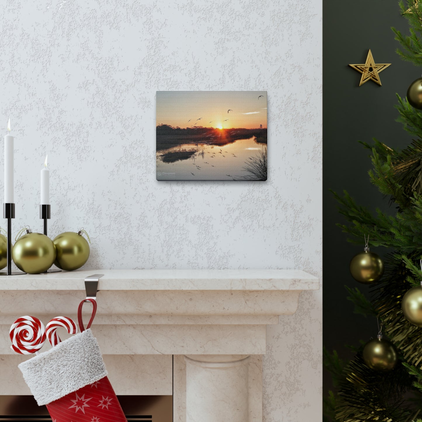 Morning Traffic Canvas Gallery Wraps