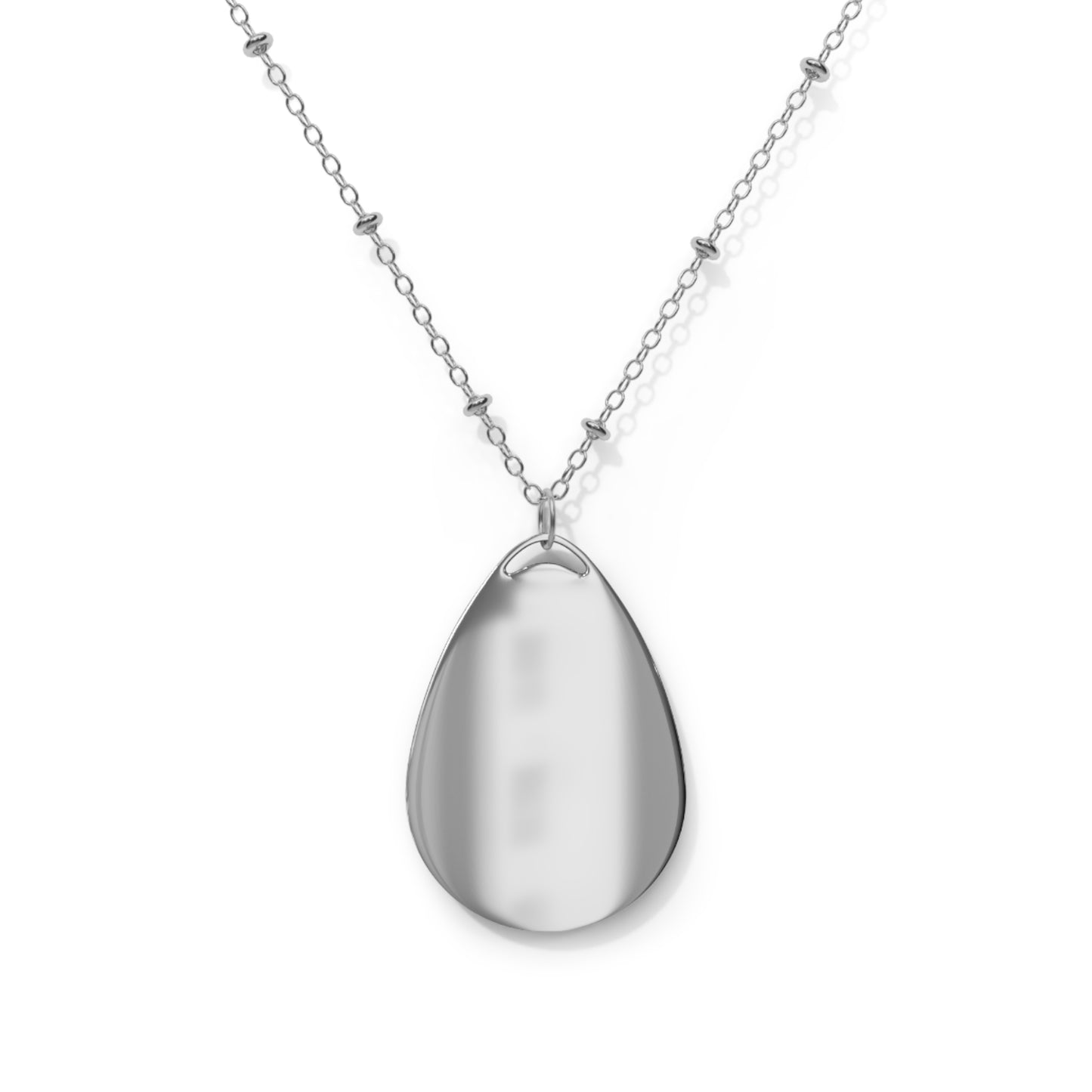 Two Dragons Oval Necklace