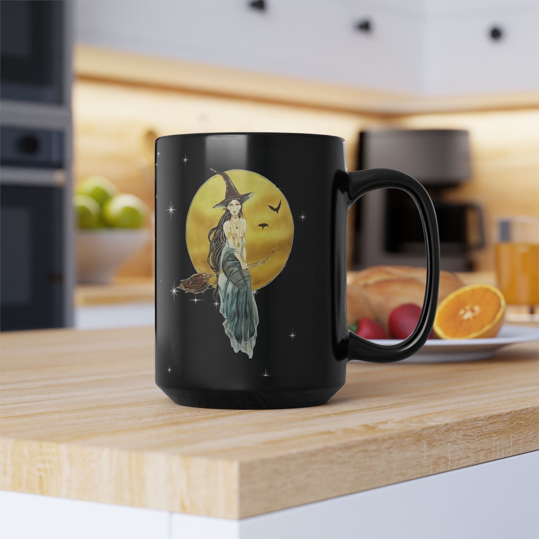 Black Mug, 15oz