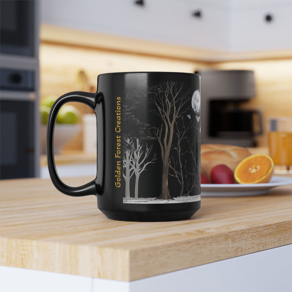 Black Mug, 15oz