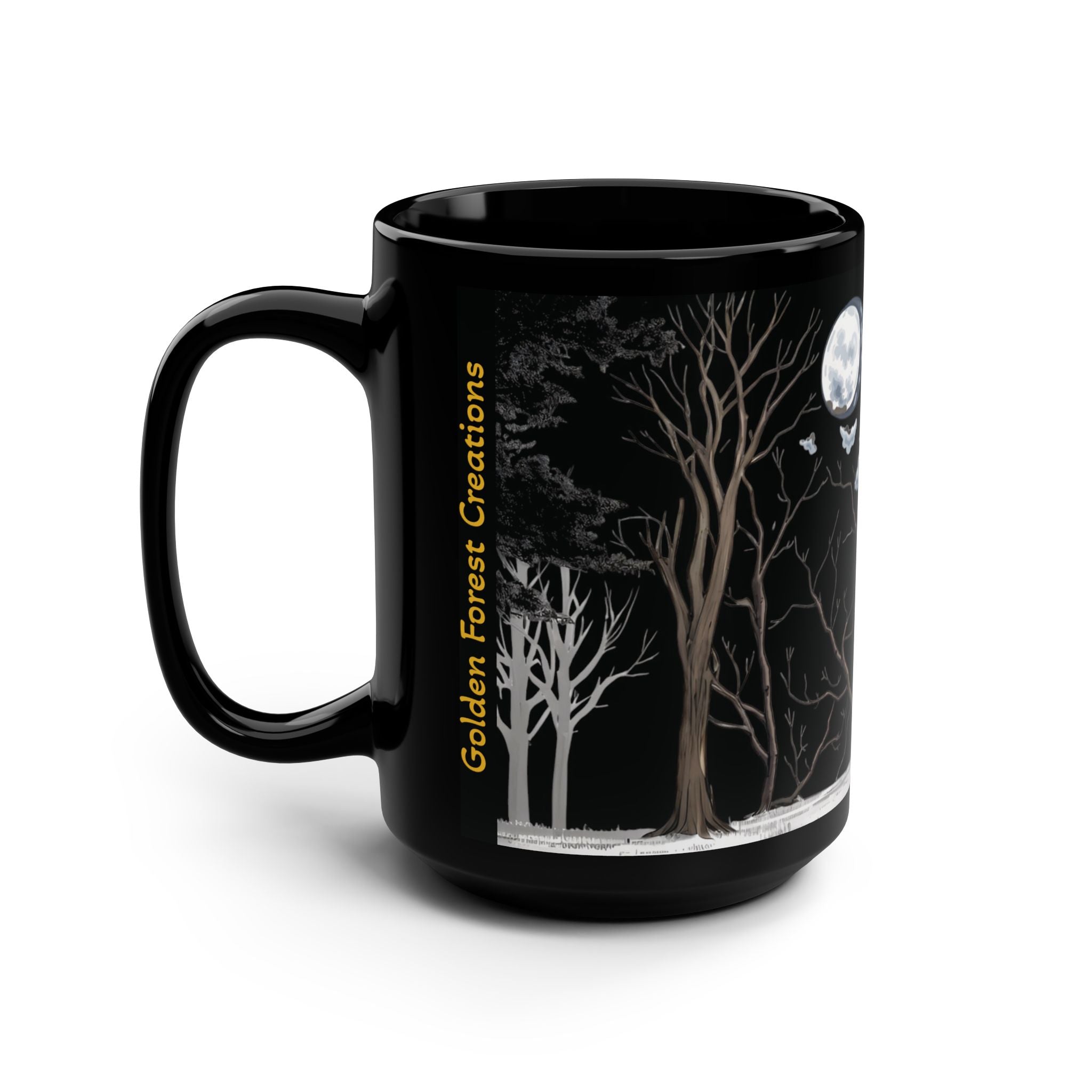 Black Mug, 15oz