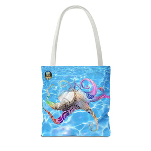 Colorful Octopus Tote Bag - Nautical Beach Accessory for Ocean Lovers