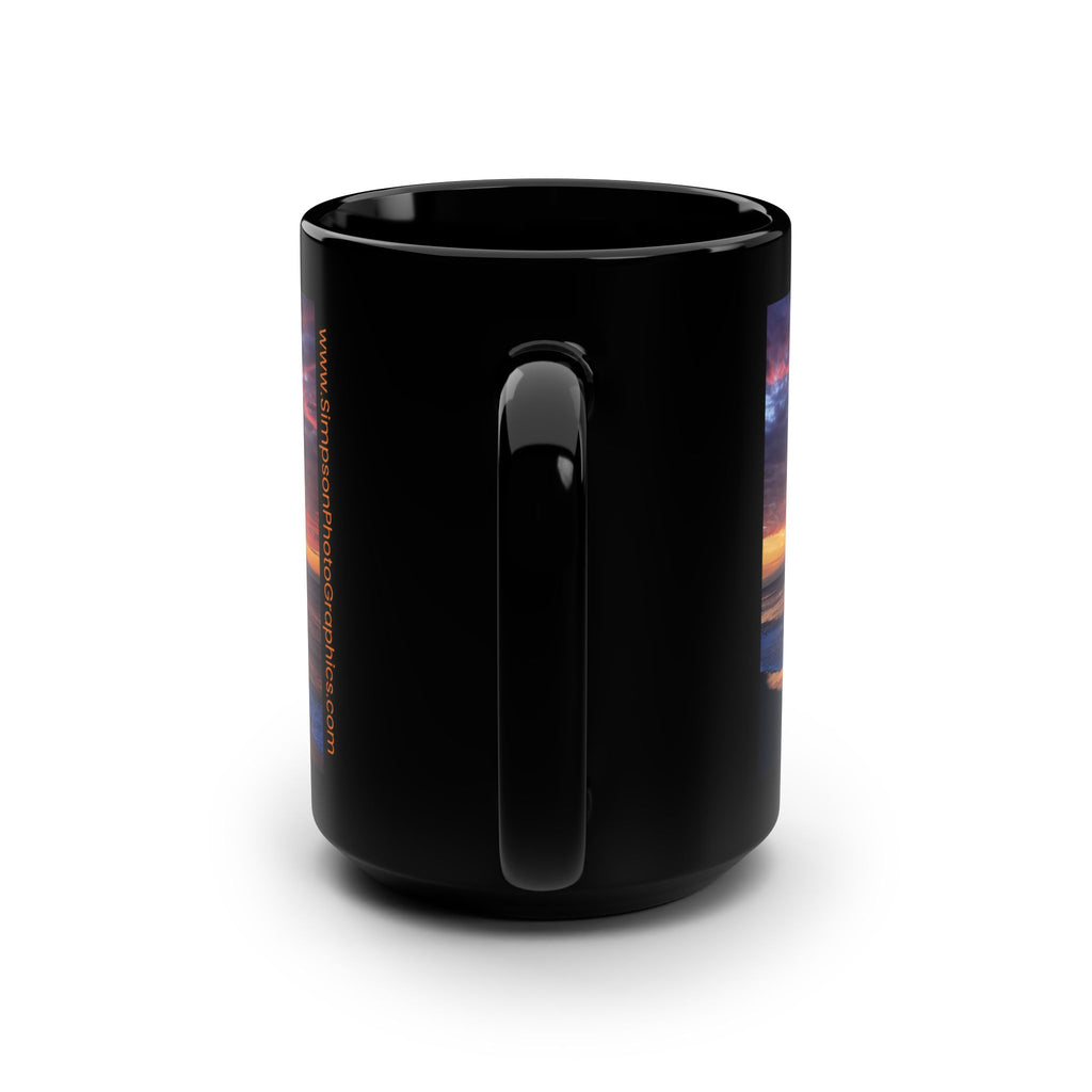 Sunrise Black 15oz Mug