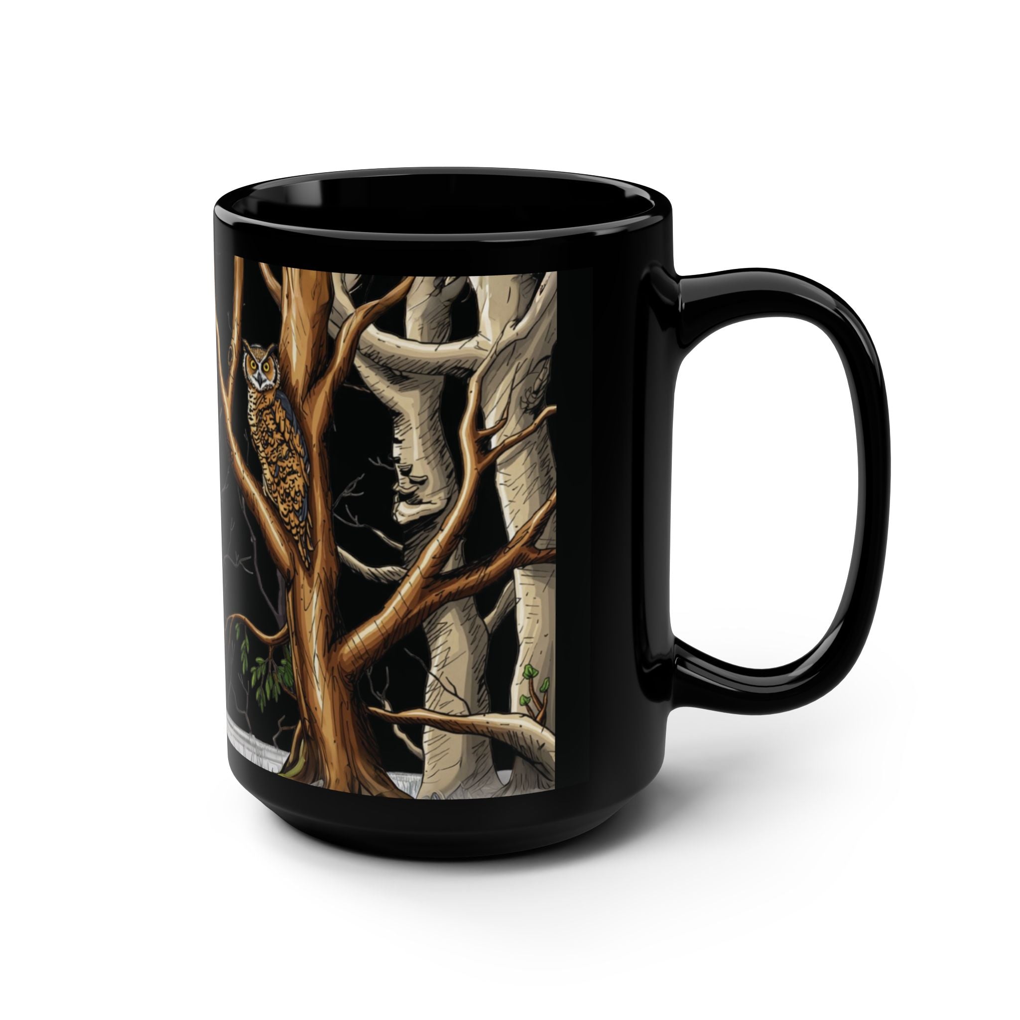 Black Mug, 15oz