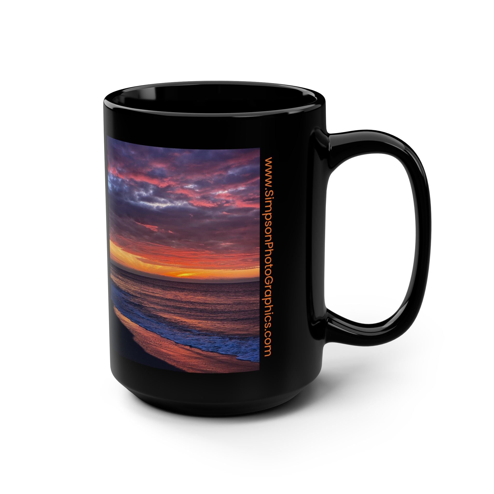 Sunrise Black 15oz Mug