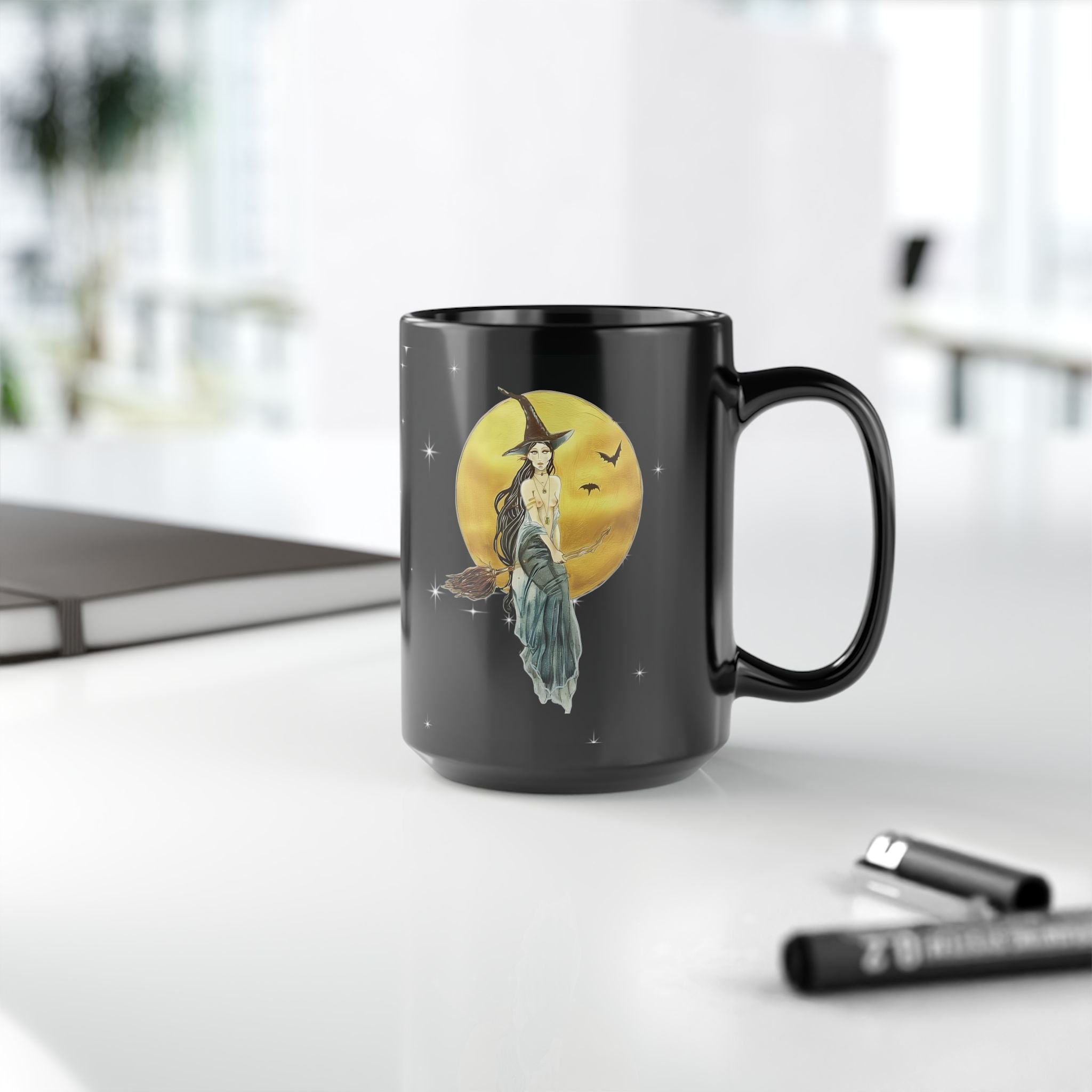 Black Mug, 15oz
