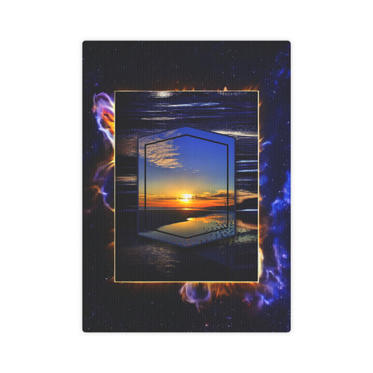 OKI Sunset Nebula Canvas Photo Tile