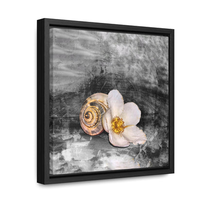 Shells & Flowers Gallery Canvas Wraps, Square Frame