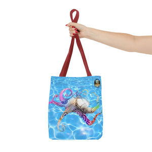 Colorful Octopus Tote Bag - Nautical Beach Accessory for Ocean Lovers