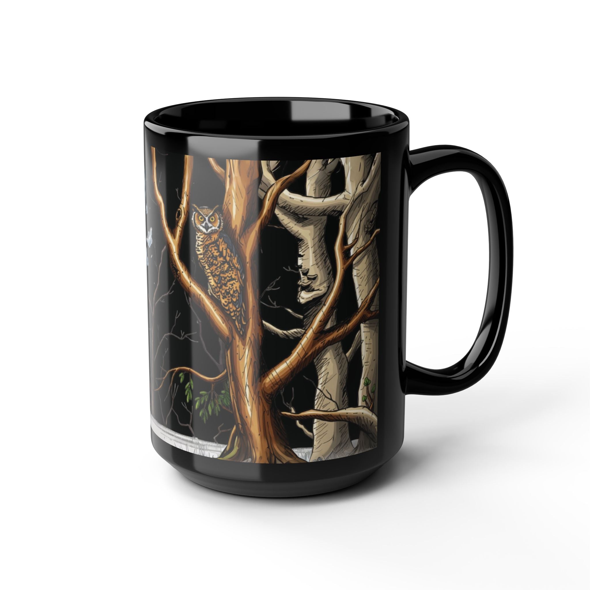 Black Mug, 15oz