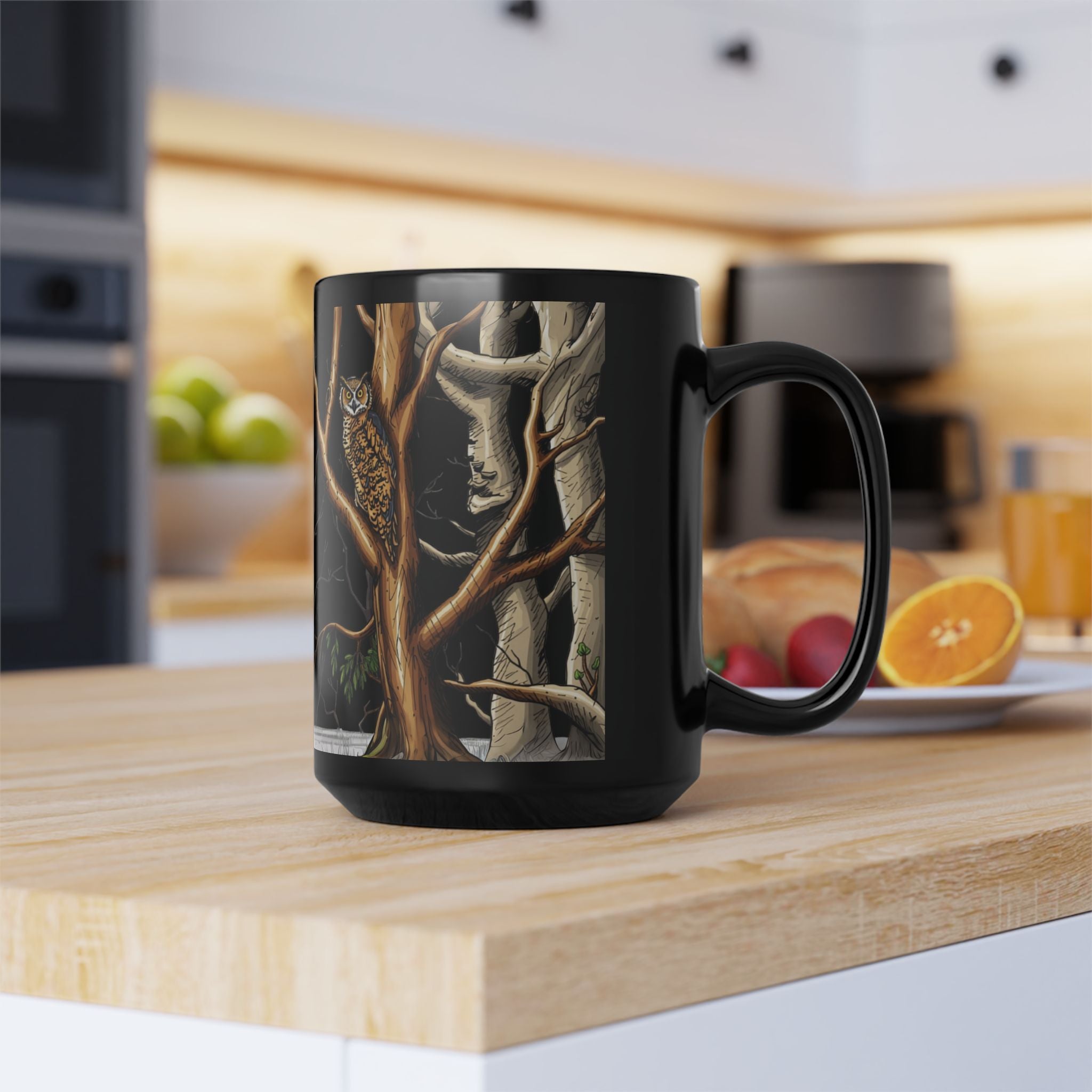 Black Mug, 15oz