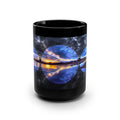 Spheres Black 15oz Mug