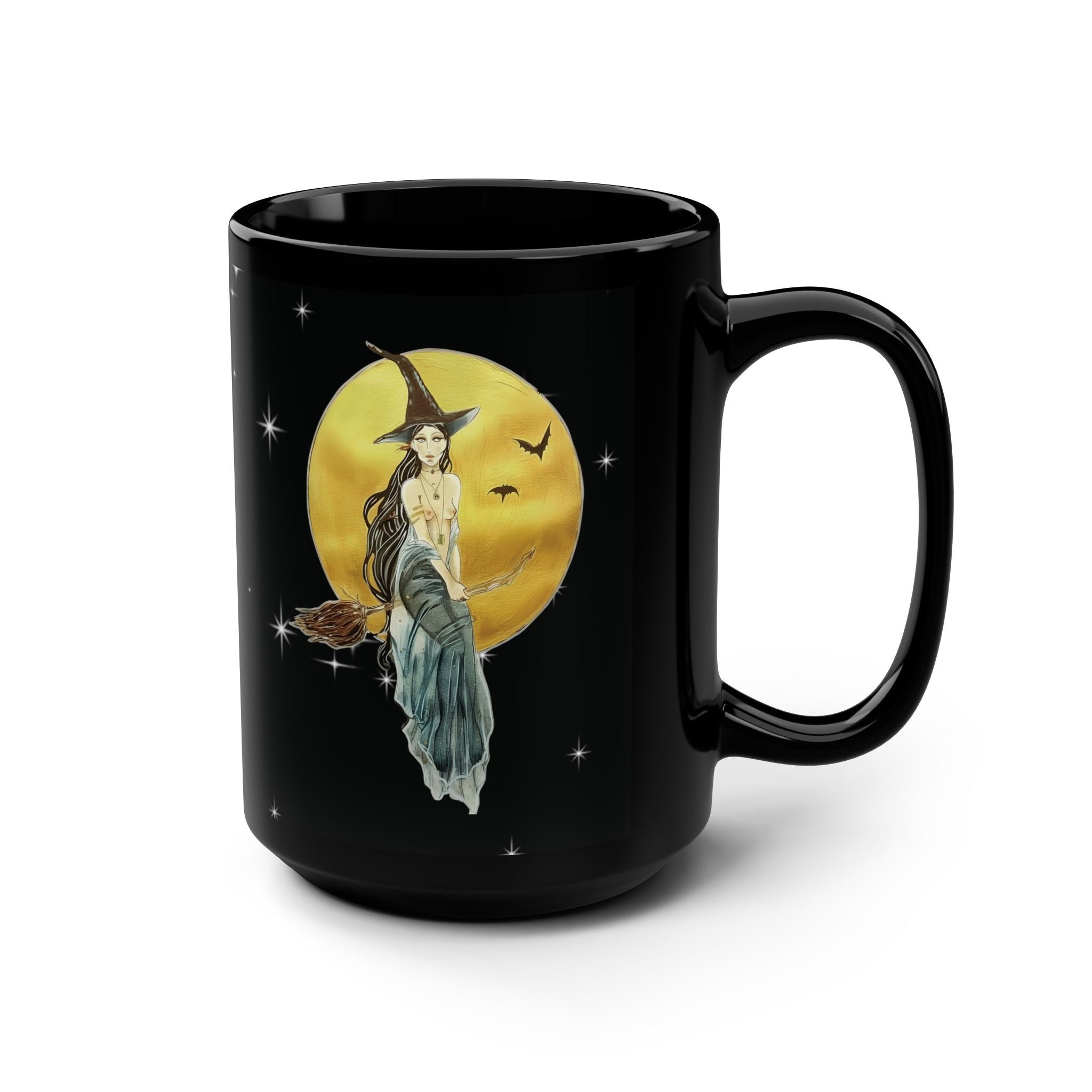 Black Mug, 15oz