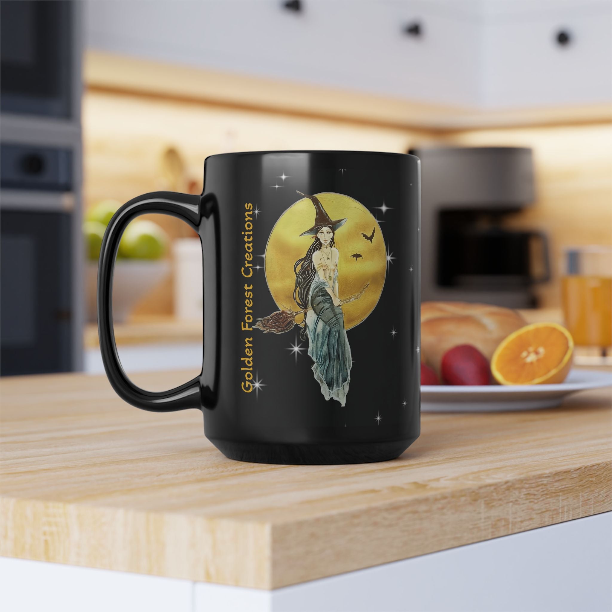 Black Mug, 15oz