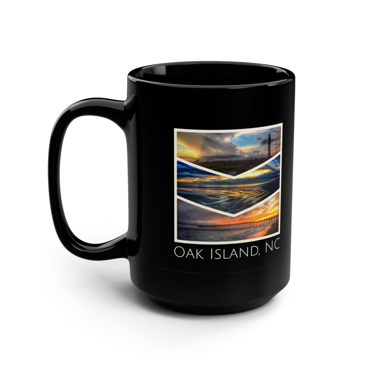Oak Island Collage Mug