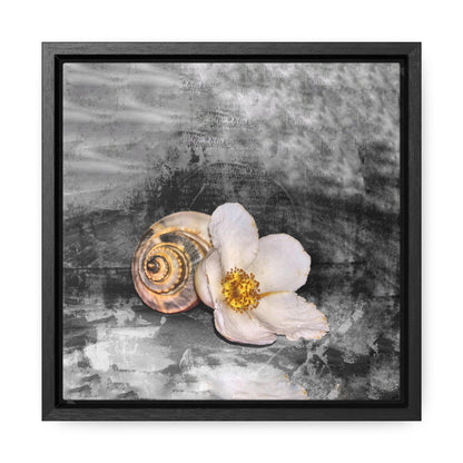 Shells & Flowers Gallery Canvas Wraps, Square Frame