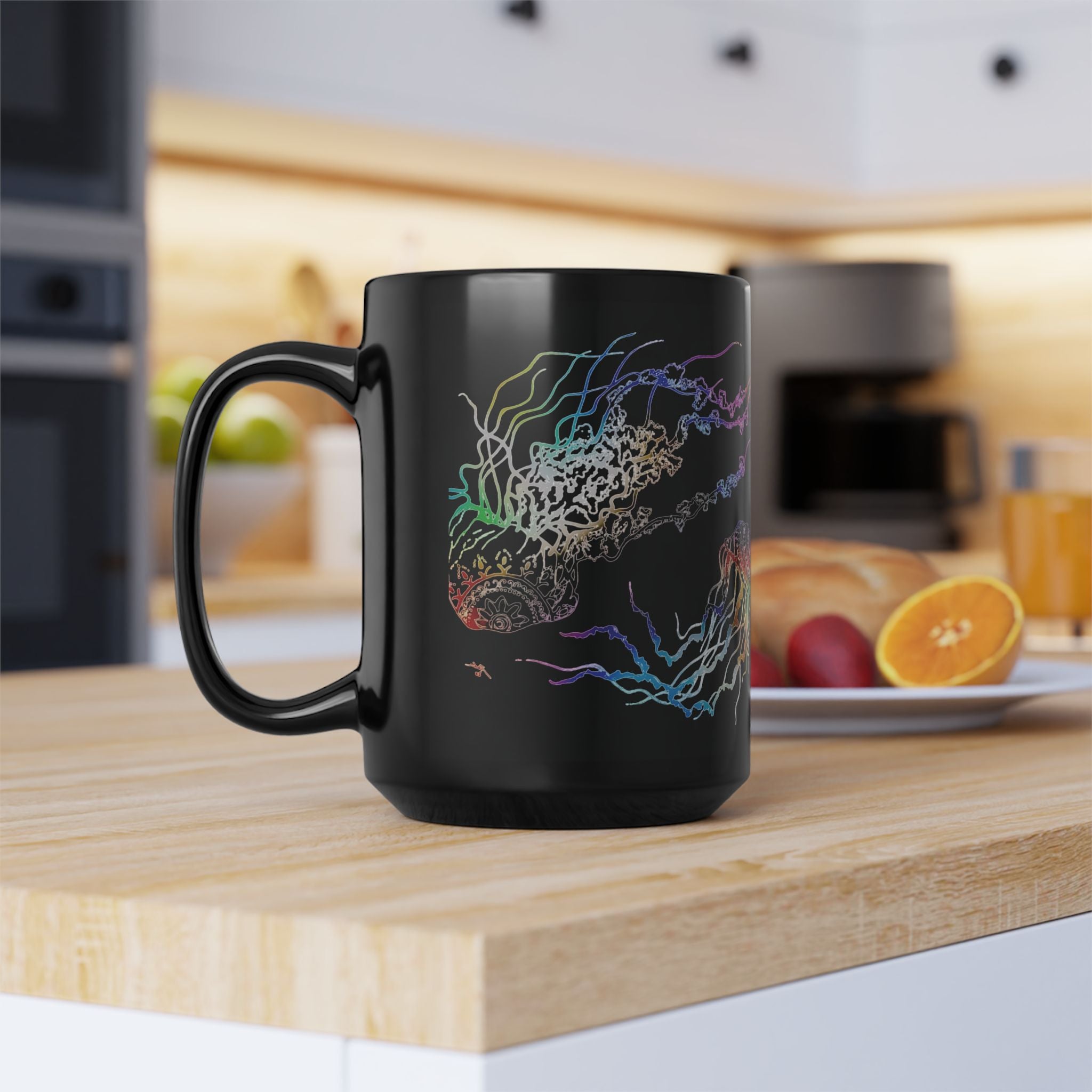 Black Mug, 15oz