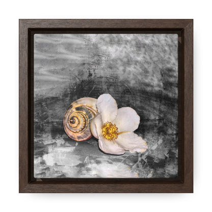 Shells & Flowers Gallery Canvas Wraps, Square Frame