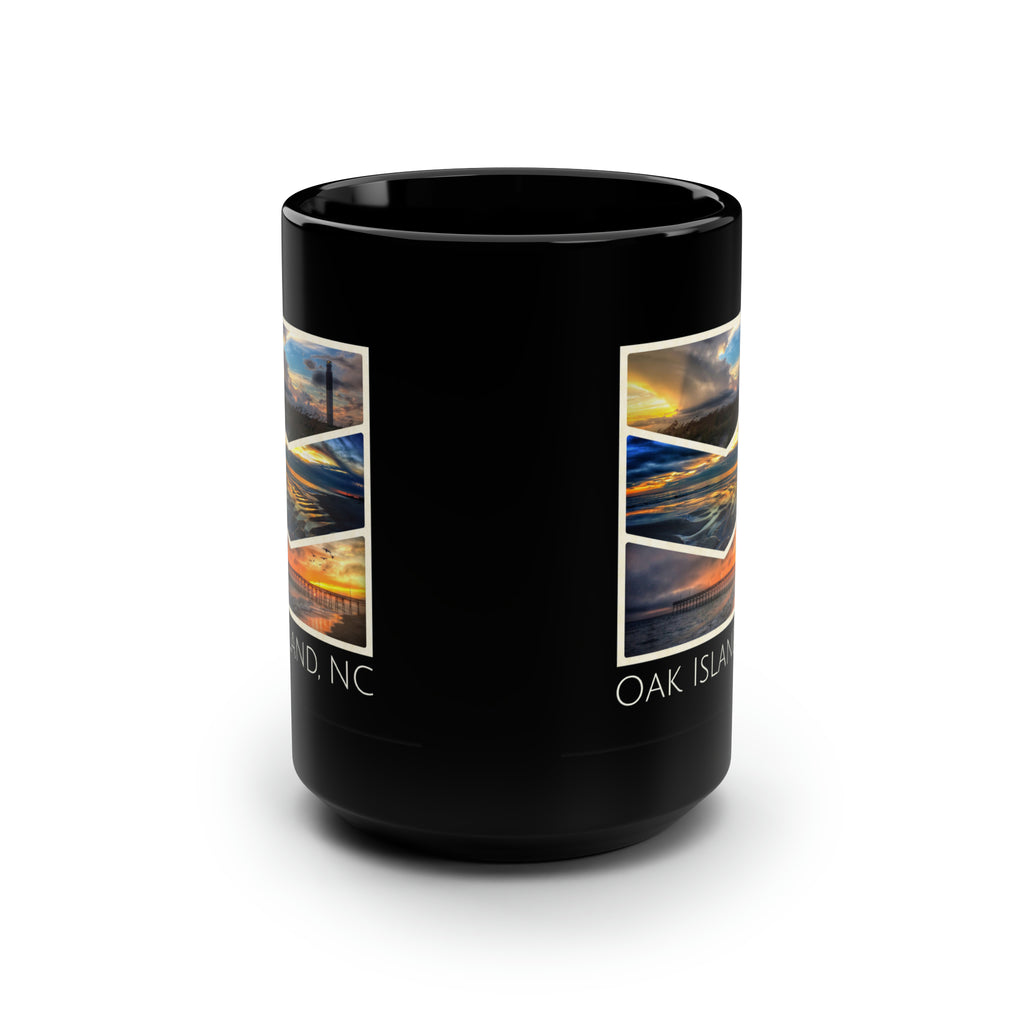 Oak Island Collage Mug