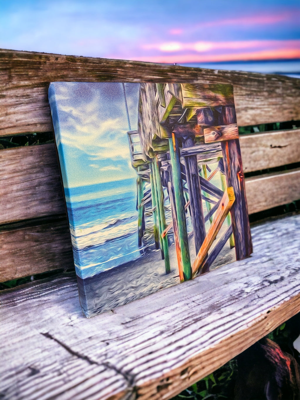 8”x8” Canvas Print w/Kickstand Easel