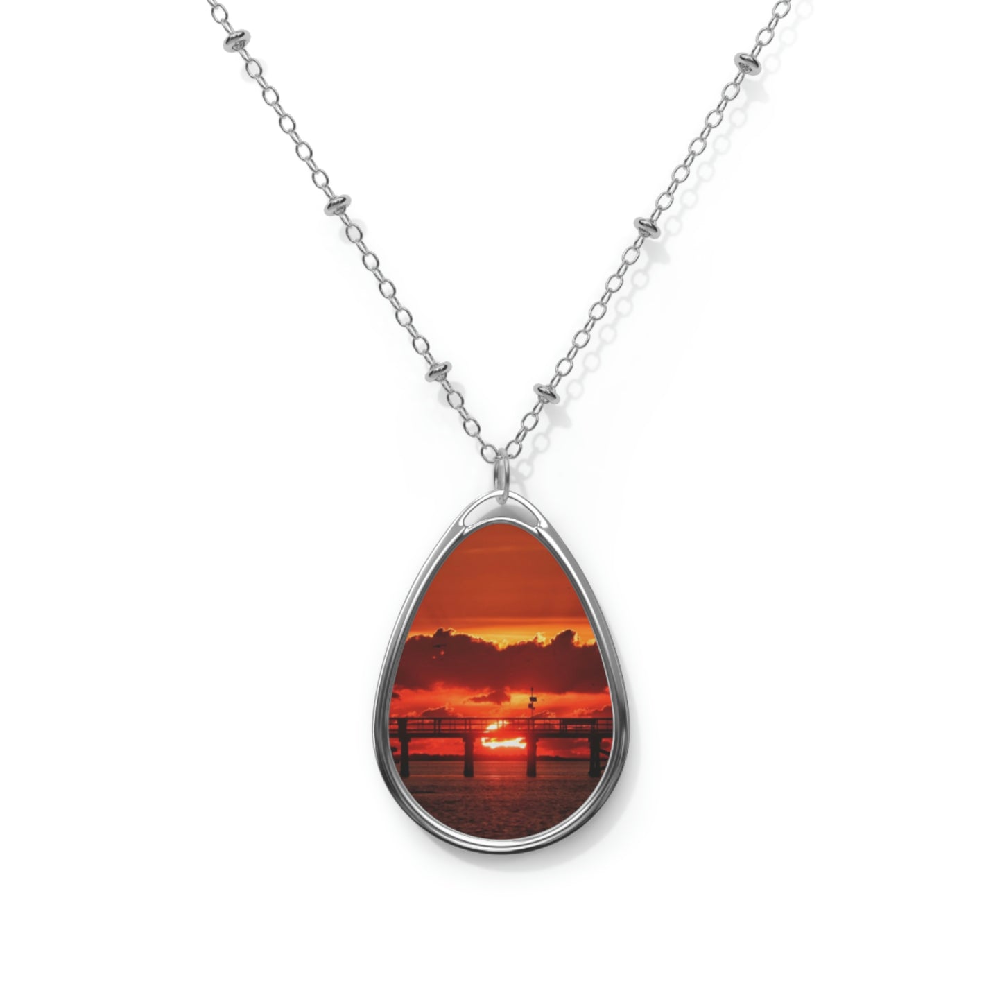 Red Sun Rising Necklace