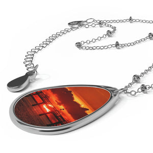 Red Sun Rising Necklace