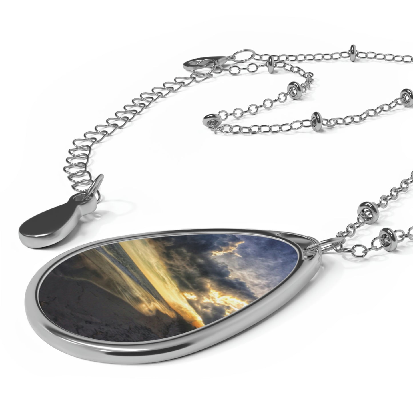 After the Storm Oval Necklace